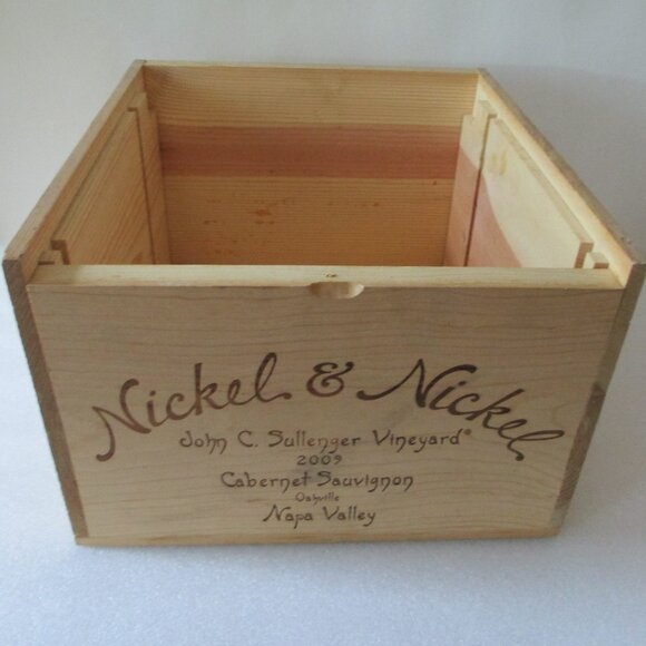 NICKEL & NICKEL WOODEN WINE CRATE - Picture 2 of 12